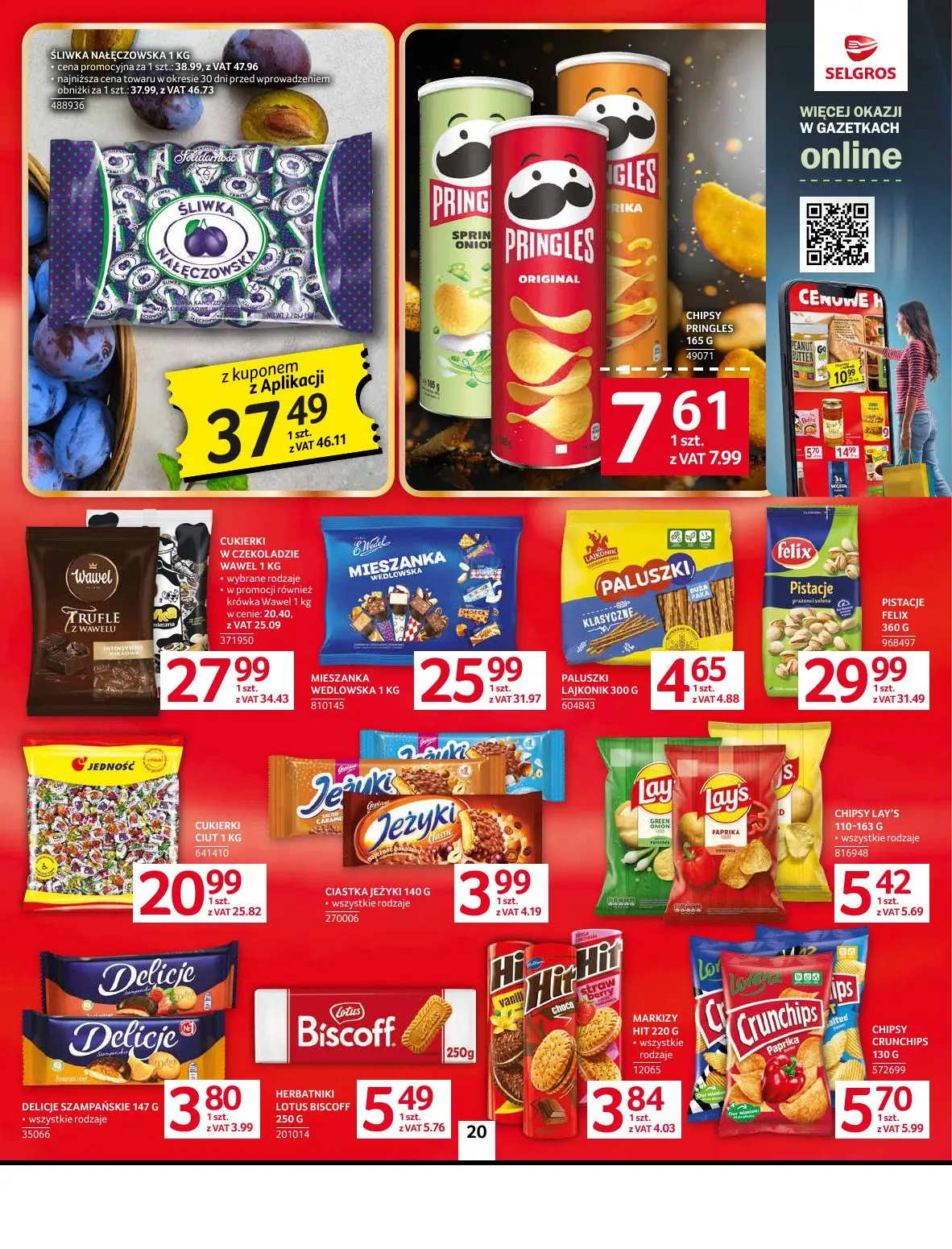 gazetka promocyjna SELGROS Oferta spożywcza - Strona 20