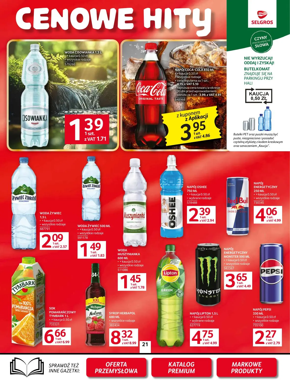gazetka promocyjna SELGROS Oferta spożywcza - Strona 21