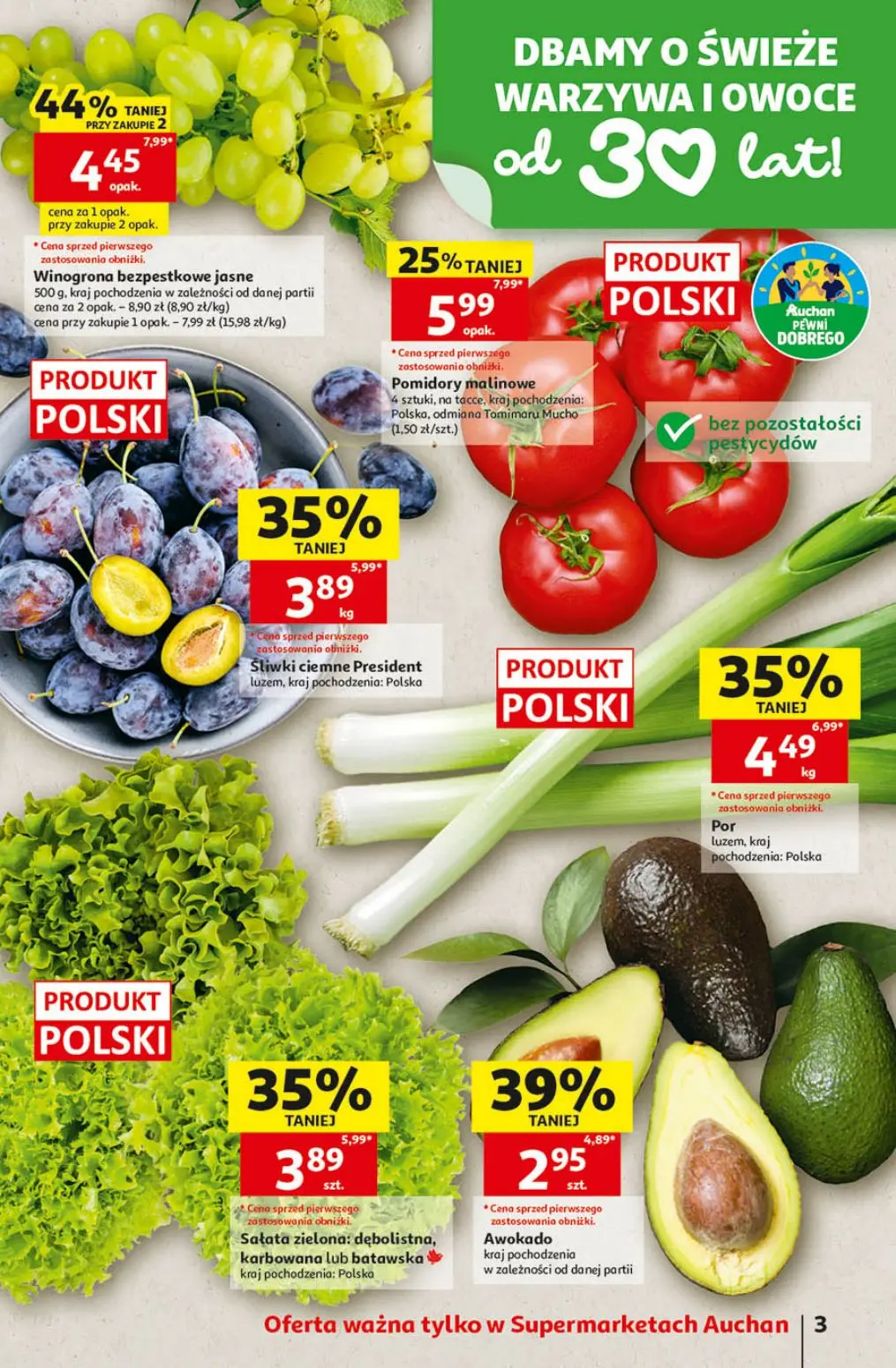 gazetka promocyjna Auchan Supermarket  - Strona 3