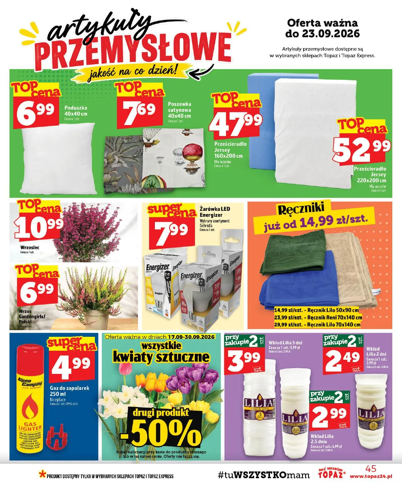gazetka promocyjna Topaz Ogólna - Strona 45