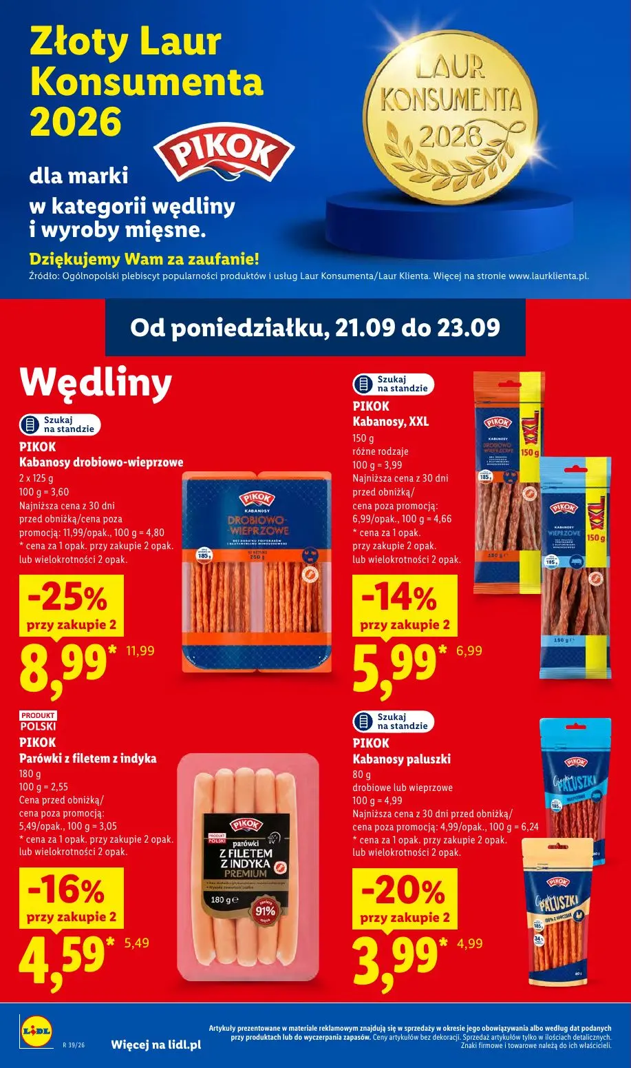 gazetka promocyjna LIDL Od poniedziałku - Strona 62