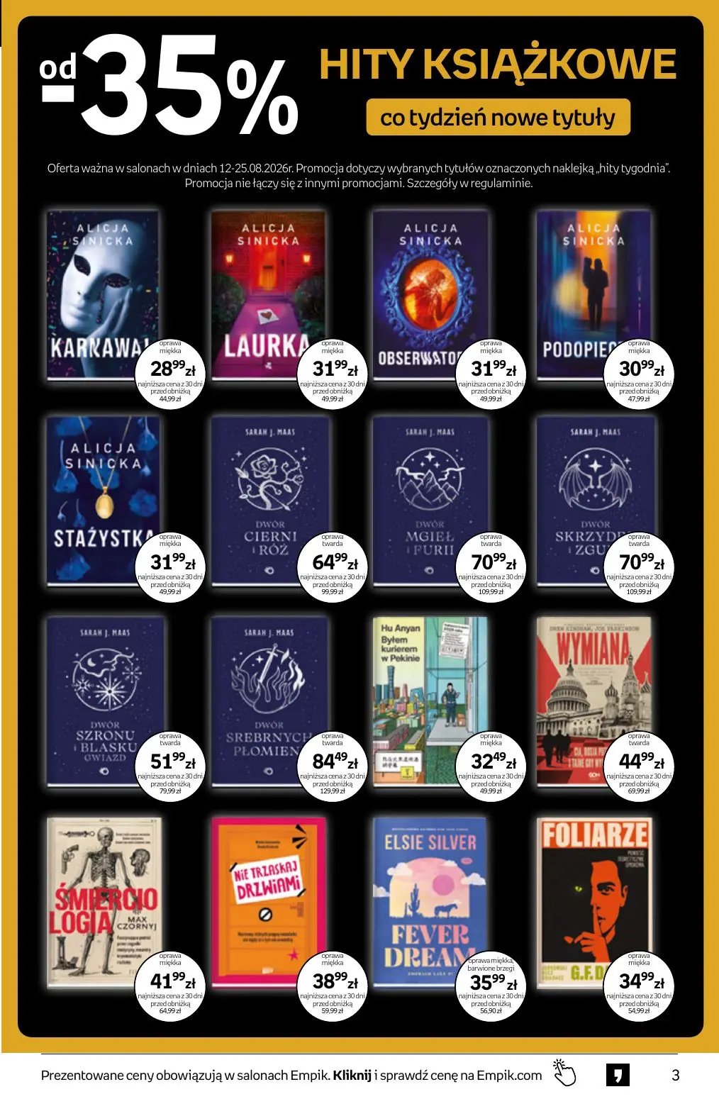 gazetka promocyjna Empik Tom kultury - Strona 3