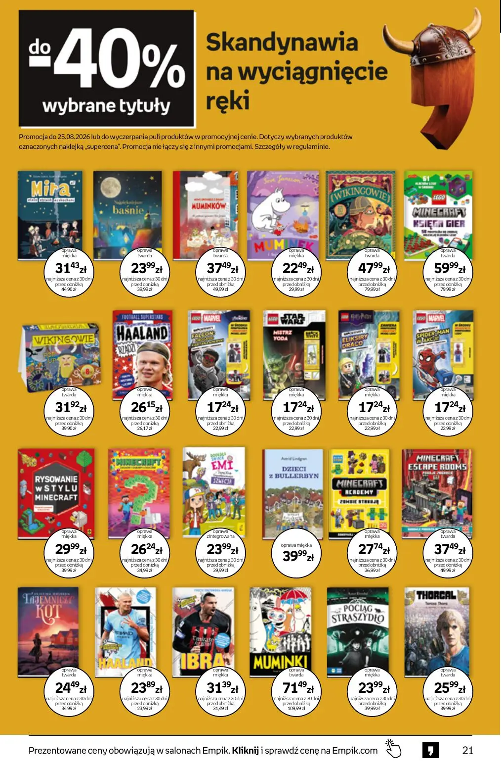 gazetka promocyjna Empik Tom kultury - Strona 21
