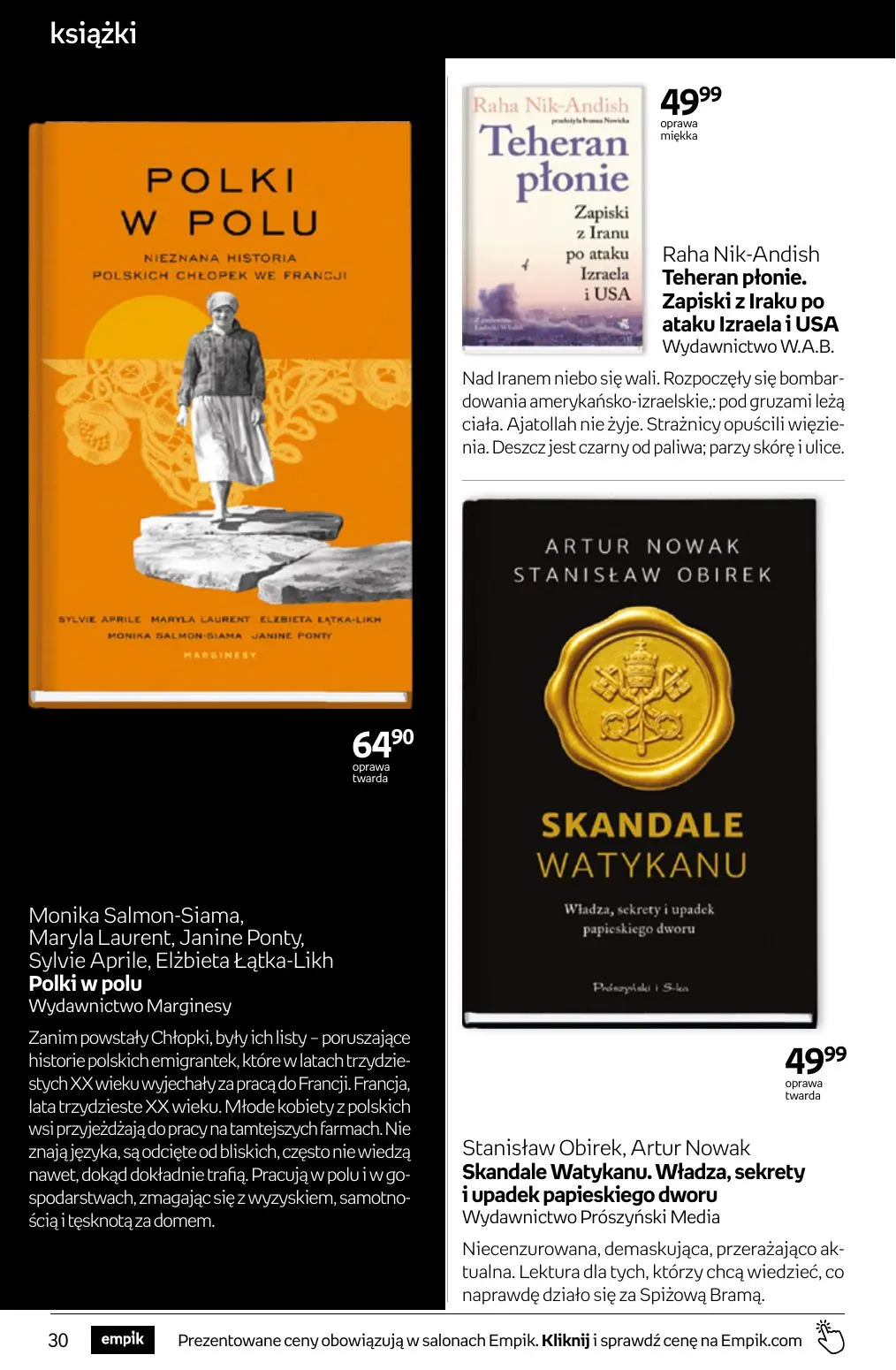 gazetka promocyjna Empik Tom kultury - Strona 30