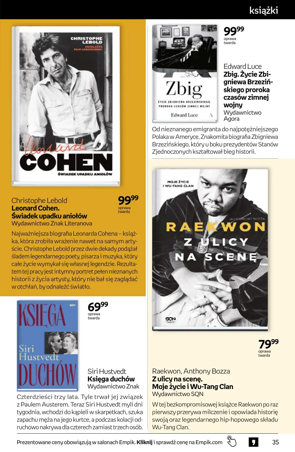 gazetka promocyjna Empik Tom kultury - Strona 35