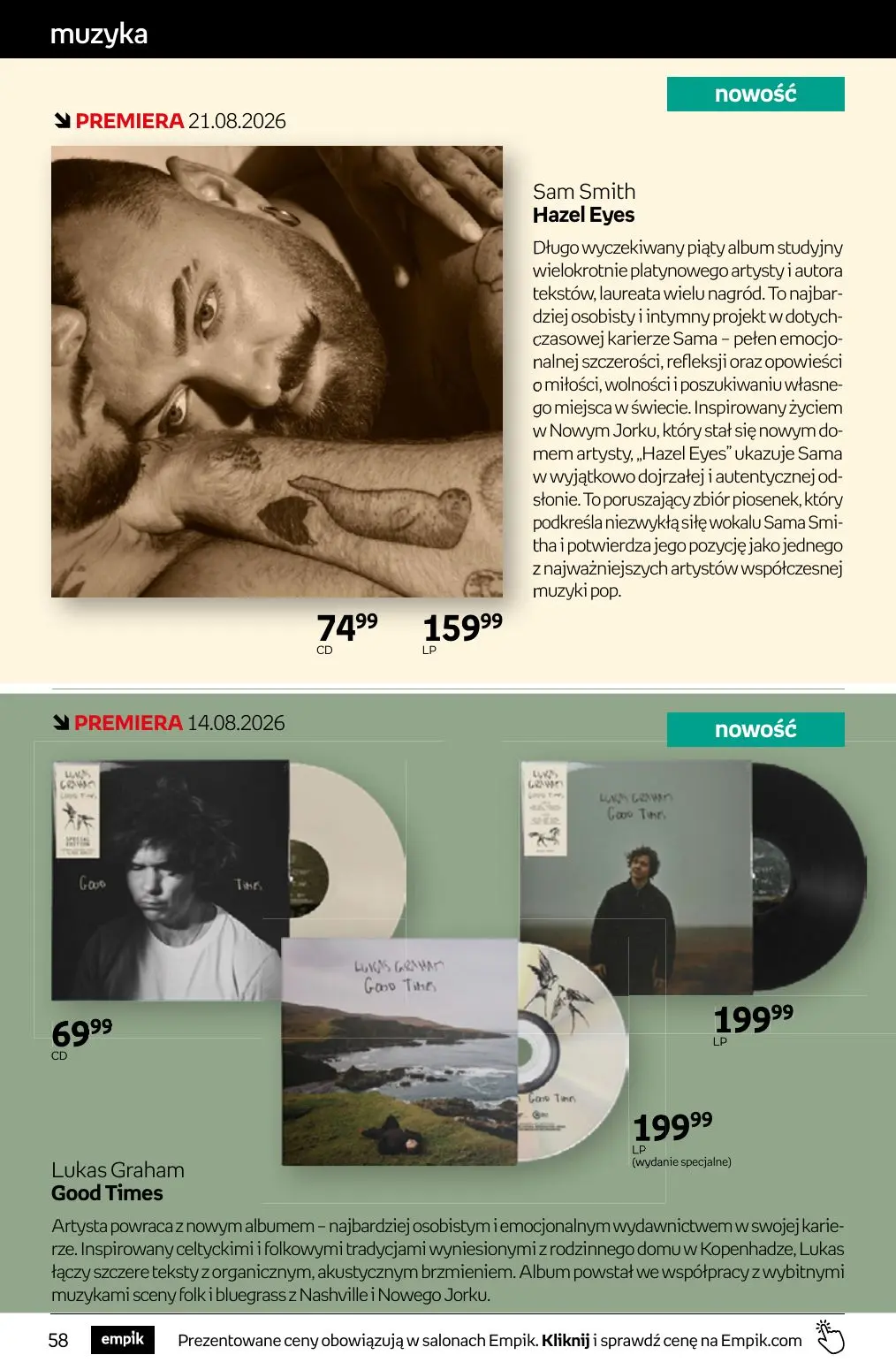 gazetka promocyjna Empik Tom kultury - Strona 58