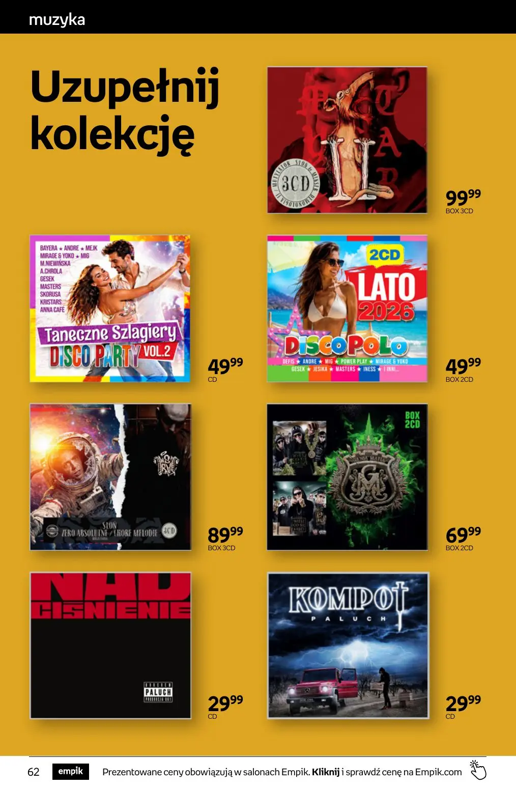 gazetka promocyjna Empik Tom kultury - Strona 62