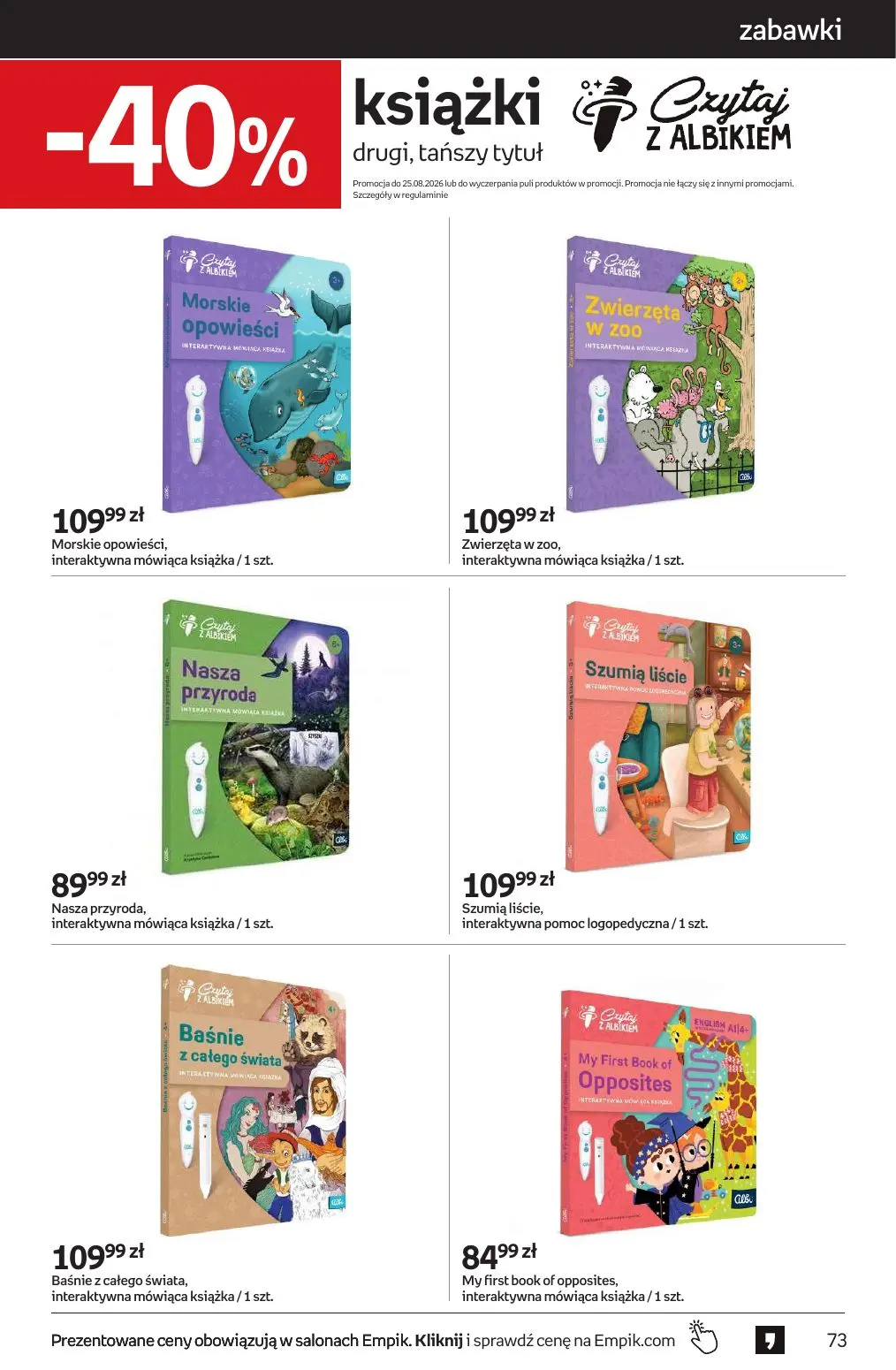 gazetka promocyjna Empik Tom kultury - Strona 73