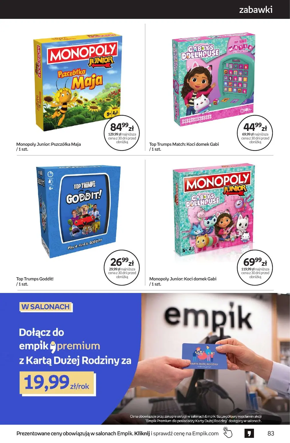 gazetka promocyjna Empik Tom kultury - Strona 83