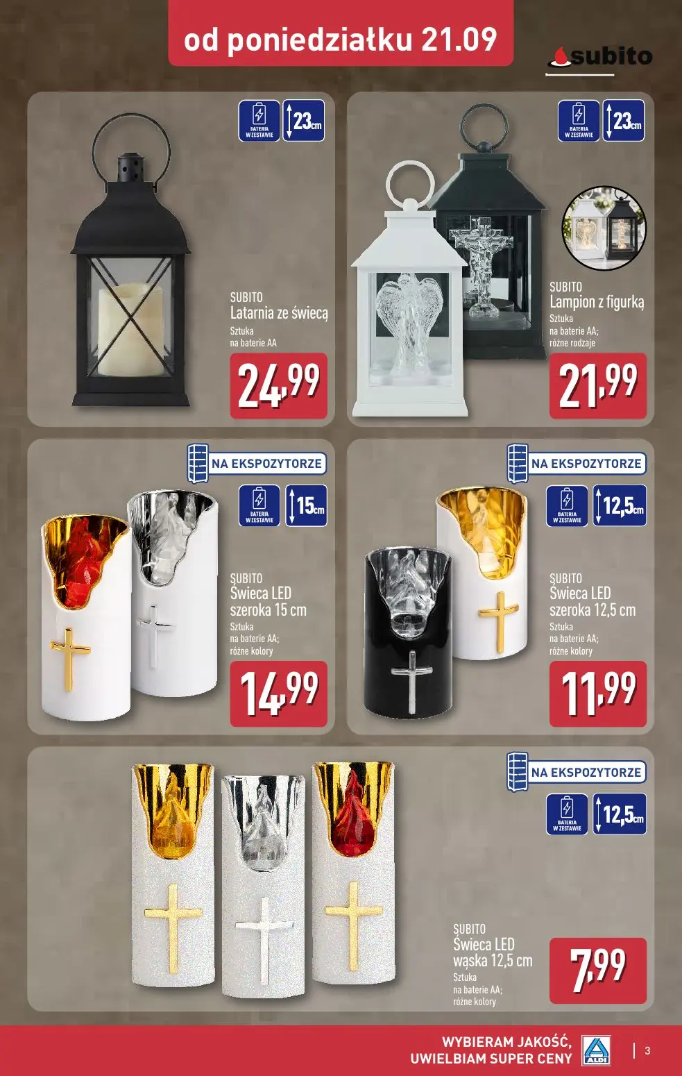 gazetka promocyjna ALDI Katalog ZNICZE 🕯️ - Strona 3