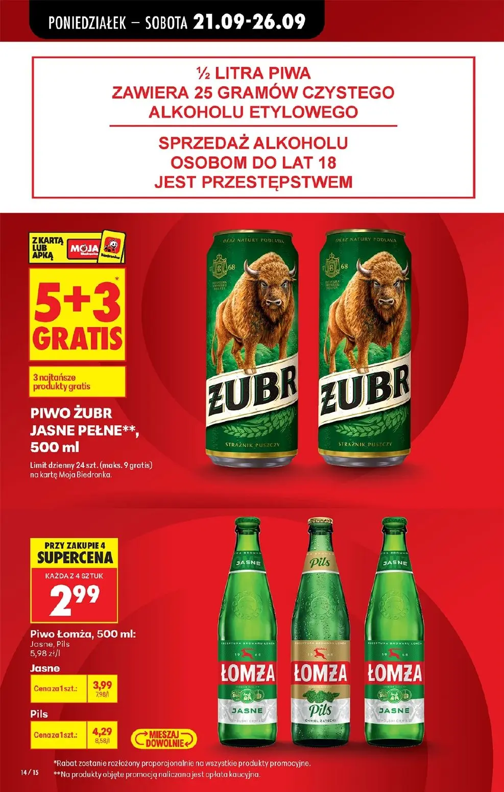 gazetka promocyjna Biedronka Od poniedziałku - Strona 18