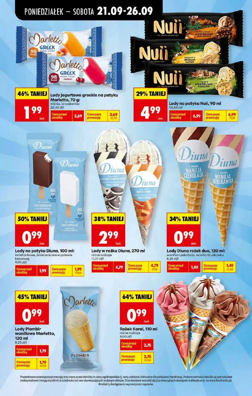 gazetka promocyjna Biedronka Wielka wyprzedaż lodów - Strona 3