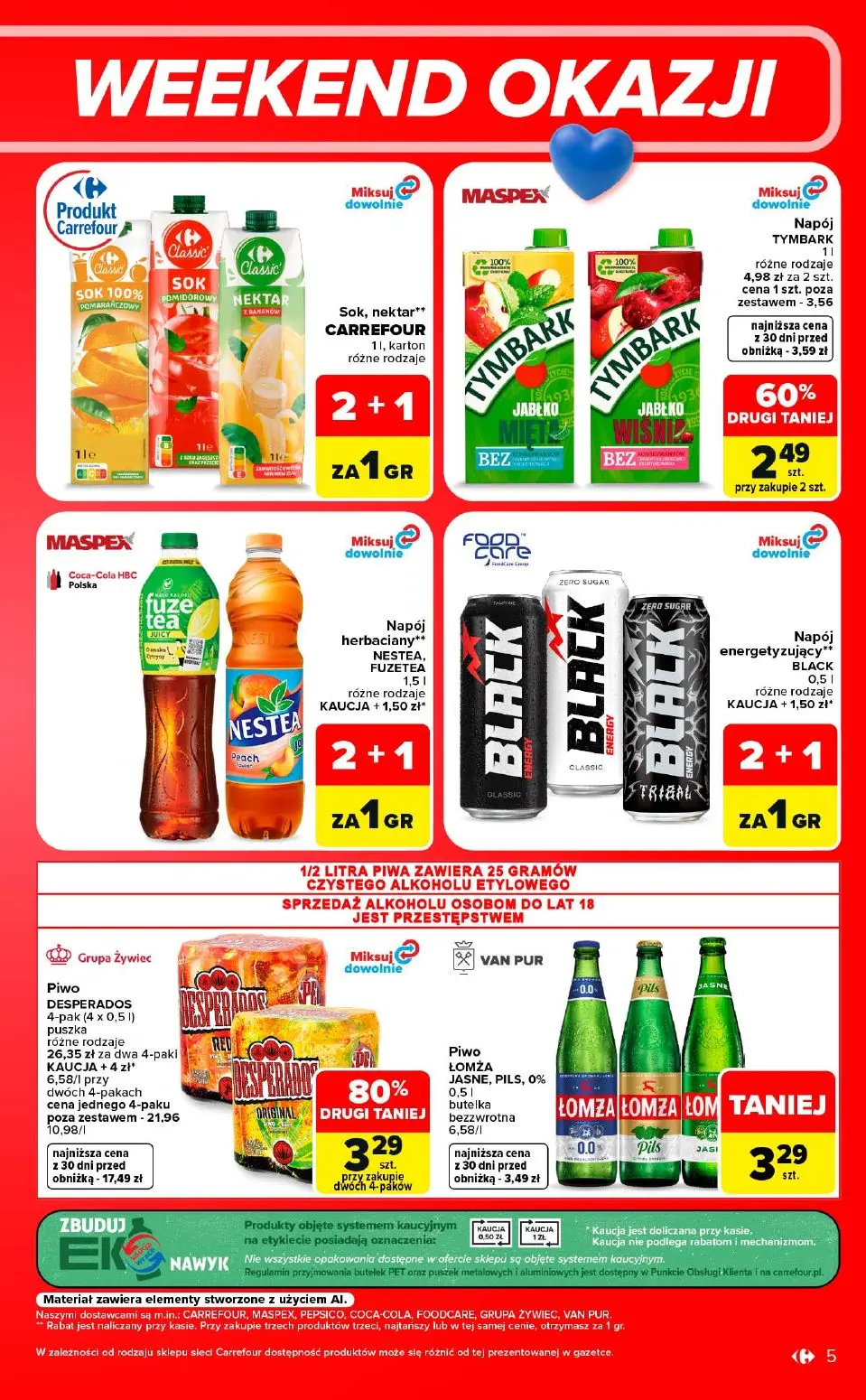 gazetka promocyjna Carrefour Market Weekend okazji - Strona 5