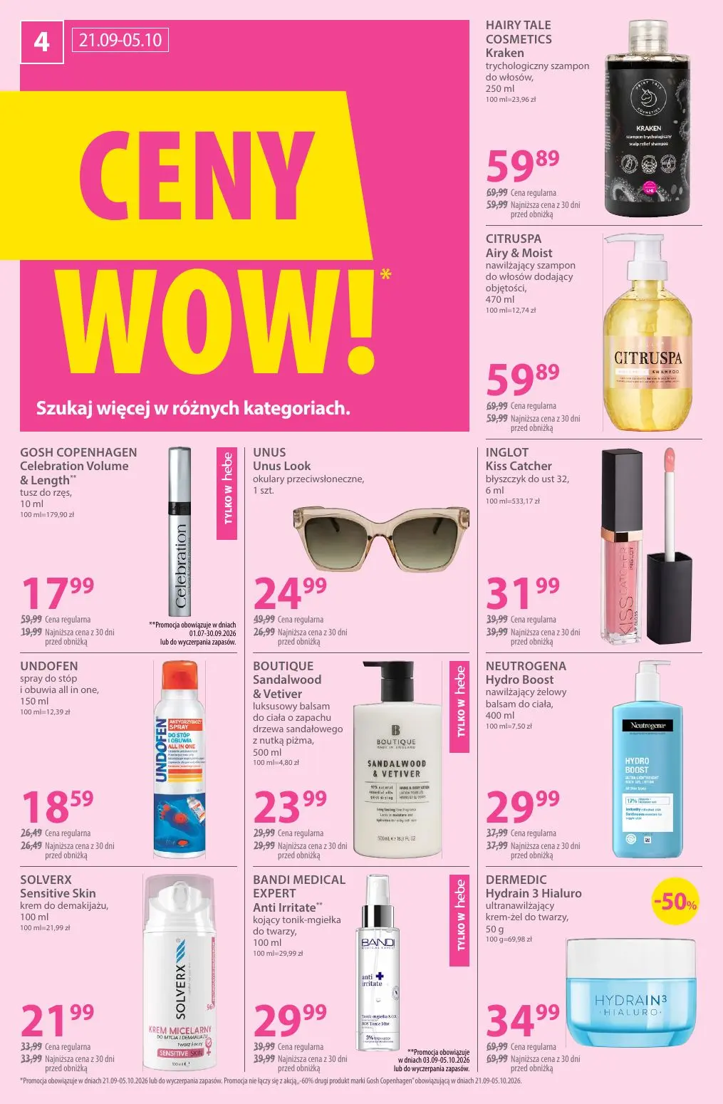 gazetka promocyjna hebe  - Strona 4