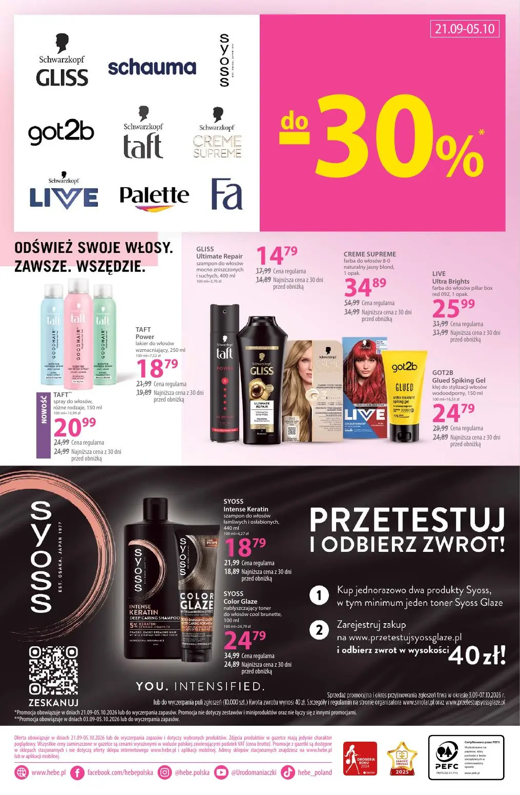 gazetka promocyjna hebe  - Strona 20