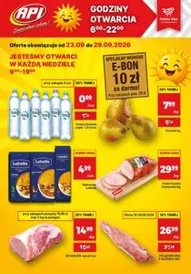 Gazetka promocyjna API MARKET, ważna od 2026-09-23 do 2026-09-29.