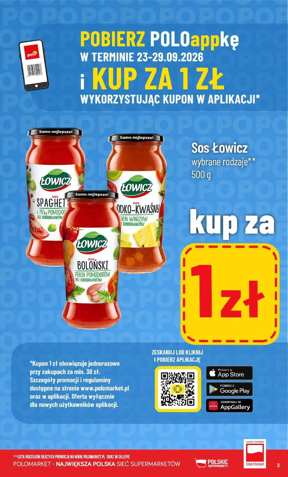 gazetka promocyjna POLOmarket Taniej z apką! - Strona 3