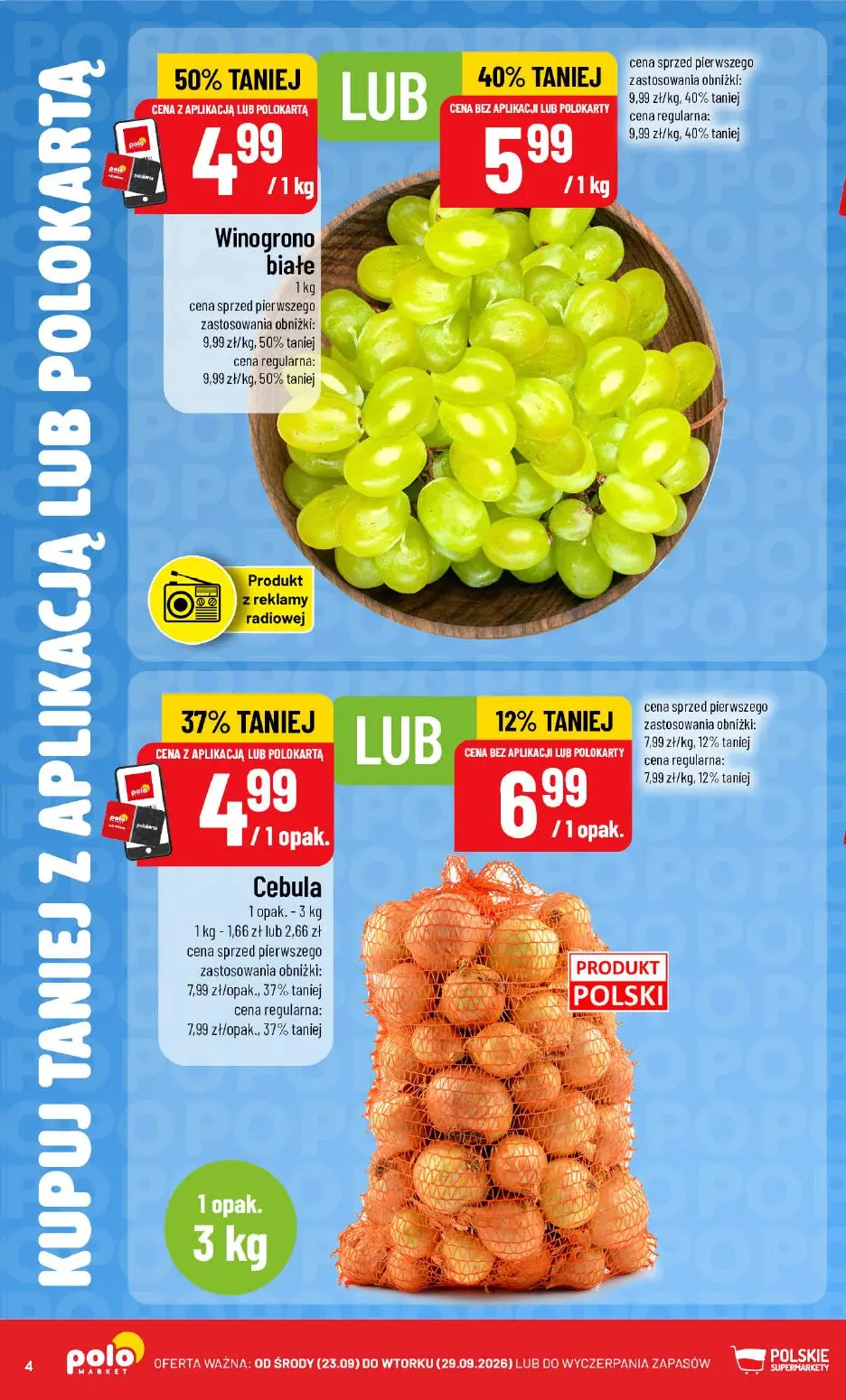 gazetka promocyjna POLOmarket Taniej z apką! - Strona 4