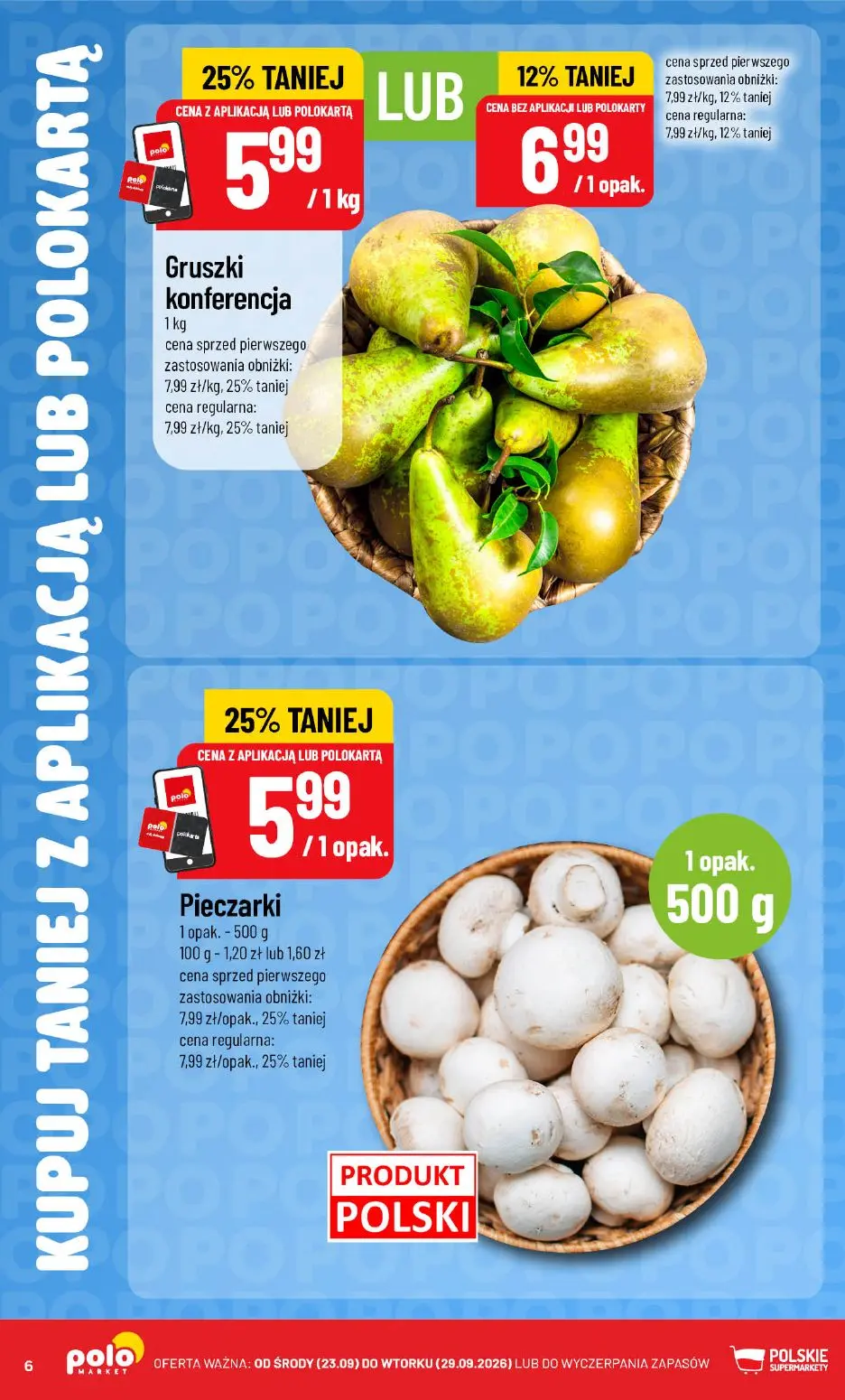 gazetka promocyjna POLOmarket Taniej z apką! - Strona 6