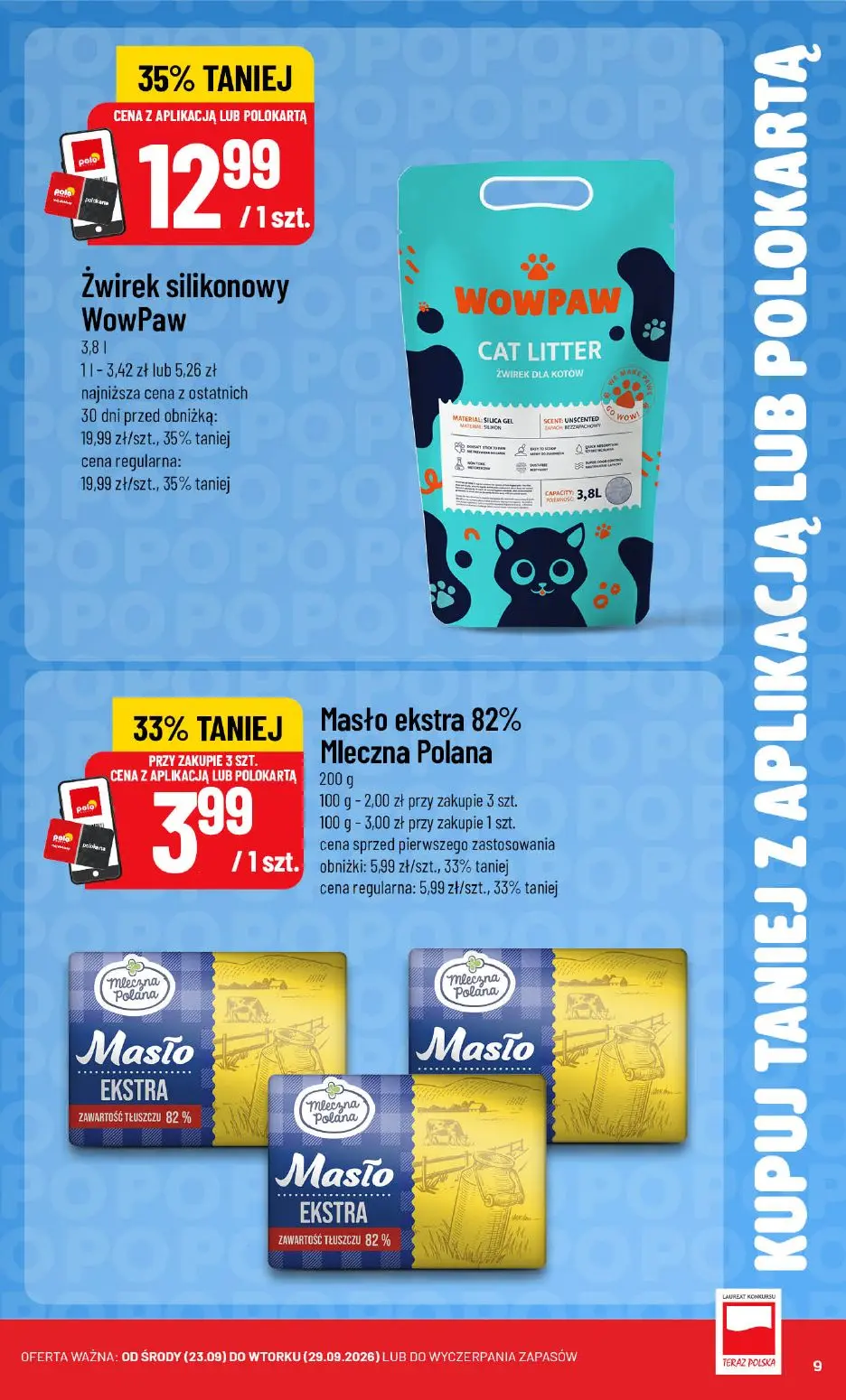 gazetka promocyjna POLOmarket Taniej z apką! - Strona 9
