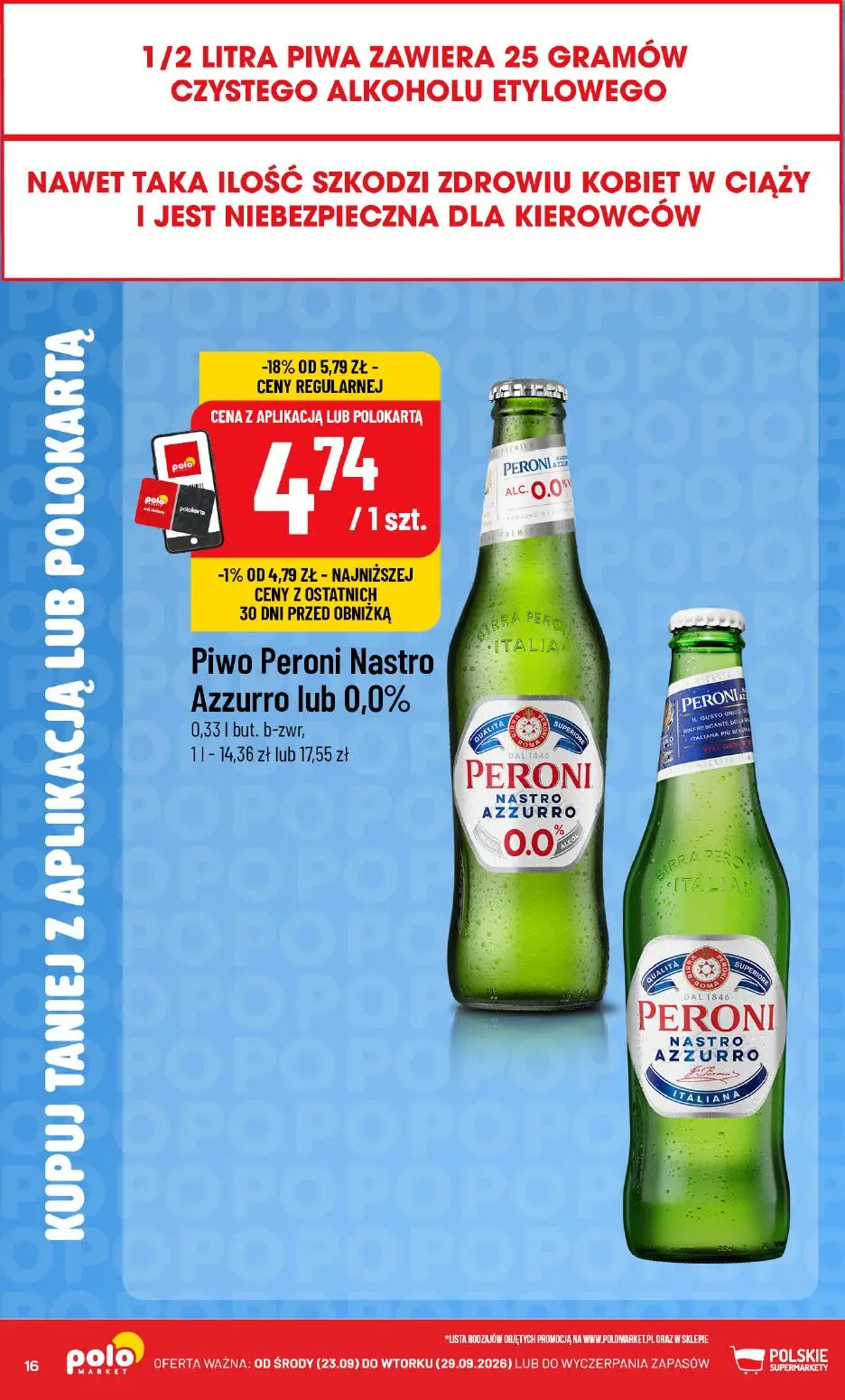 gazetka promocyjna POLOmarket Taniej z apką! - Strona 16