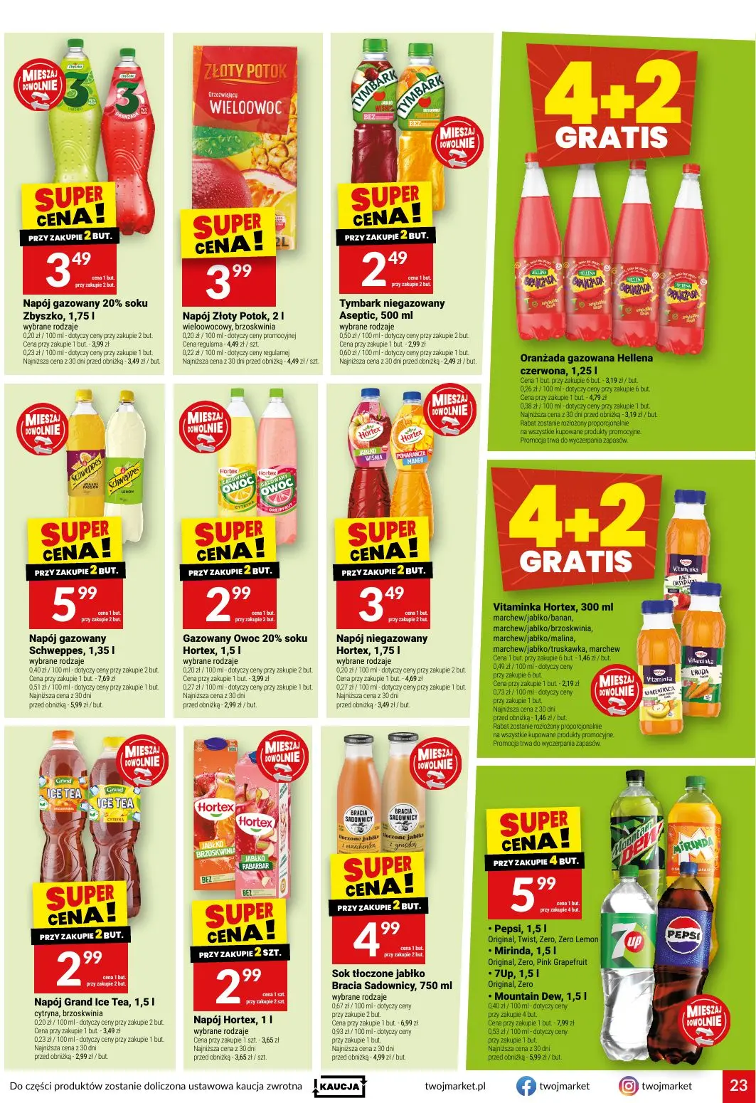 gazetka promocyjna Twój Market Zwiększamy moc promocji - Strona 23