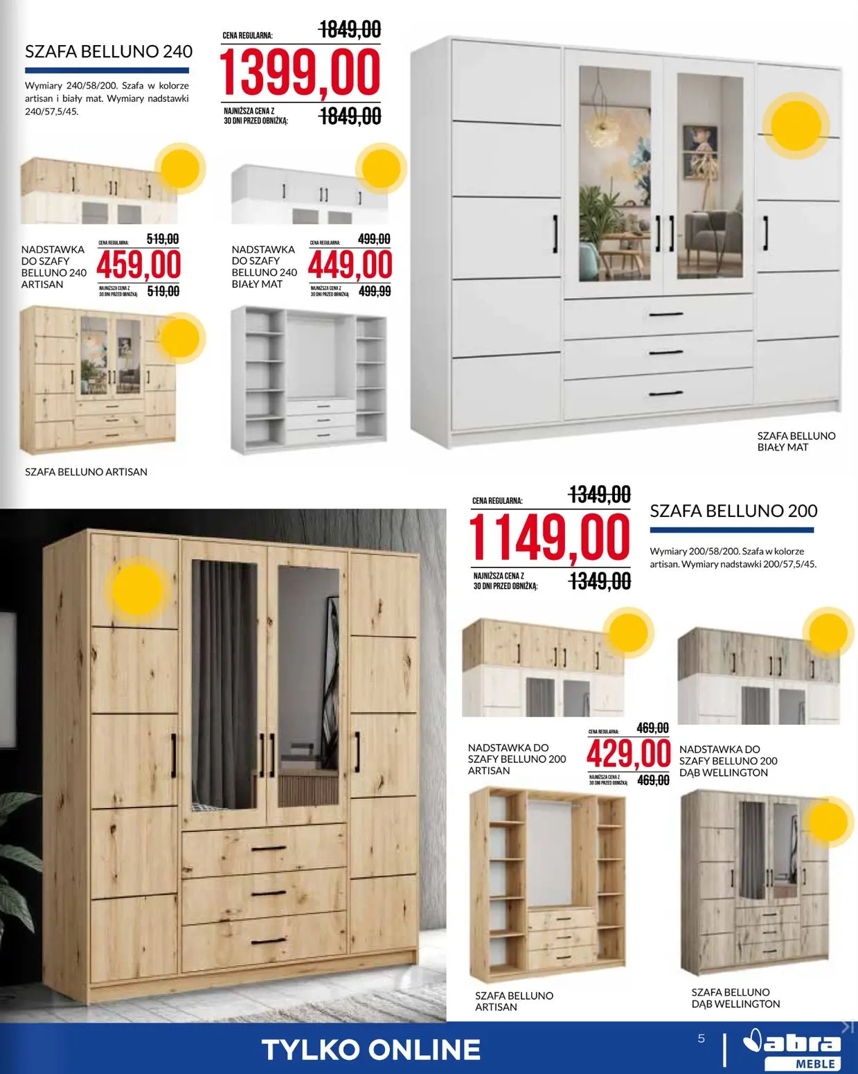 gazetka promocyjna abra meble Niepowtarzalna oferta - Strona 5