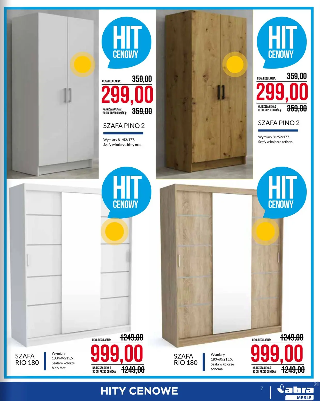 gazetka promocyjna abra meble Niepowtarzalna oferta - Strona 7