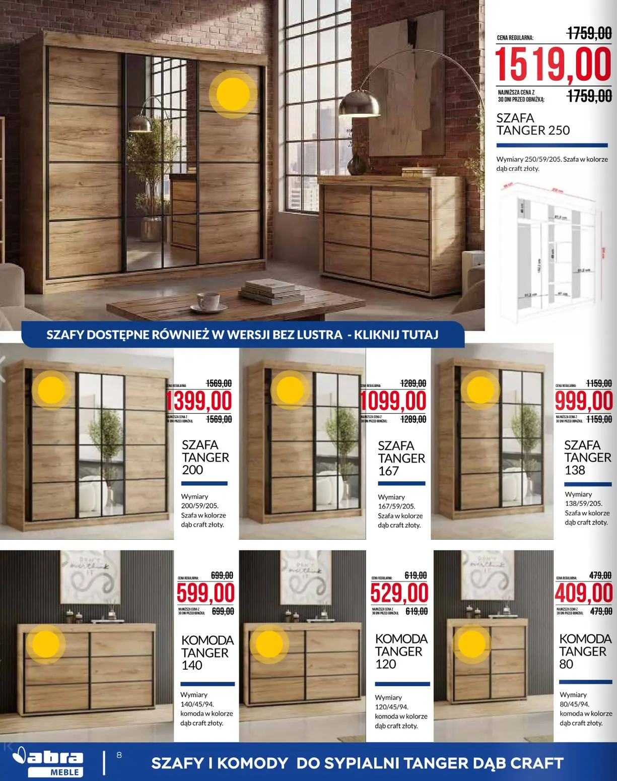 gazetka promocyjna abra meble Niepowtarzalna oferta - Strona 8