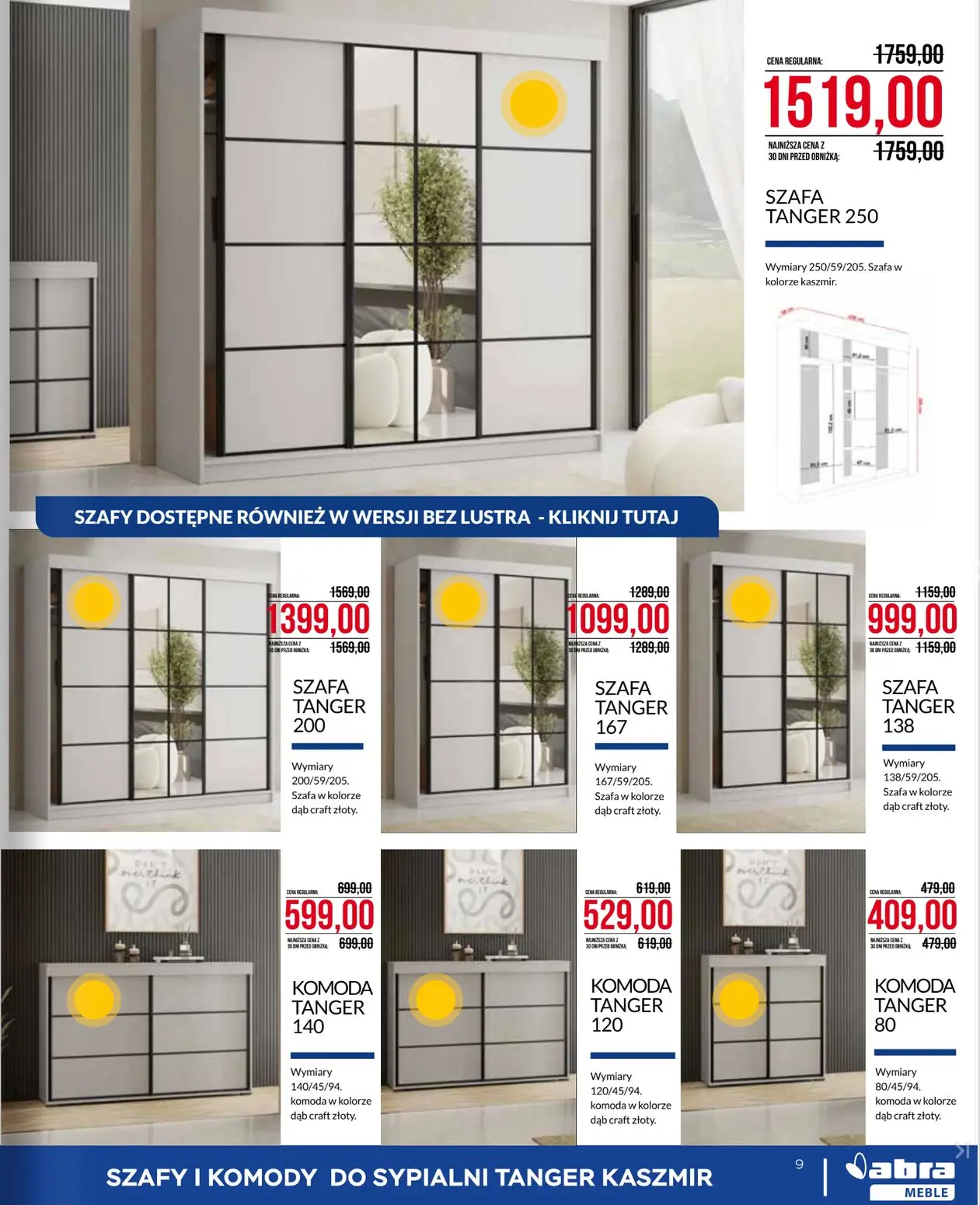gazetka promocyjna abra meble Niepowtarzalna oferta - Strona 9