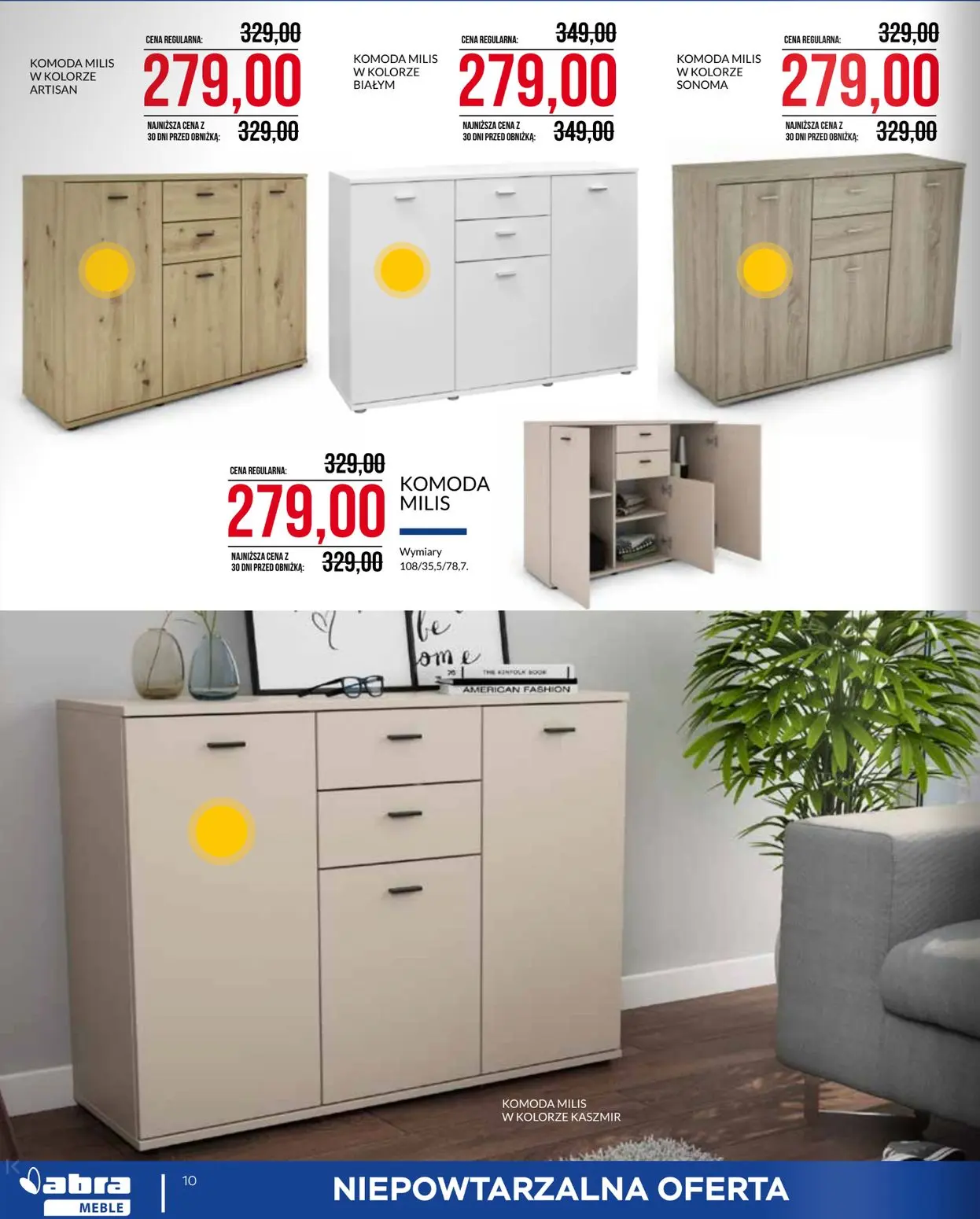 gazetka promocyjna abra meble Niepowtarzalna oferta - Strona 10