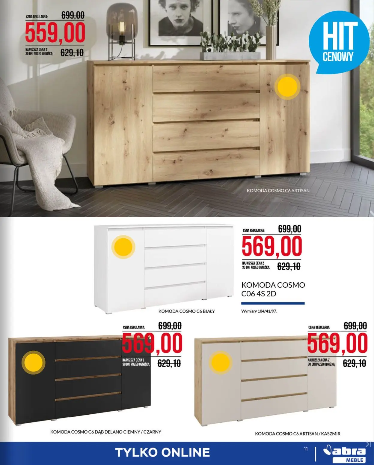 gazetka promocyjna abra meble Niepowtarzalna oferta - Strona 11