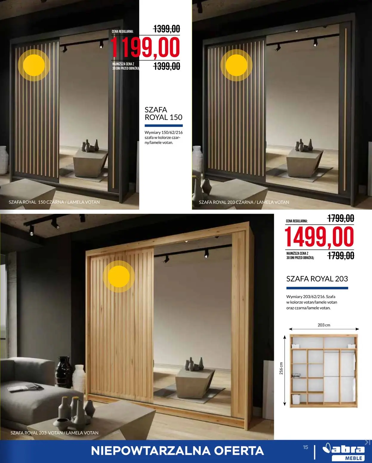 gazetka promocyjna abra meble Niepowtarzalna oferta - Strona 15