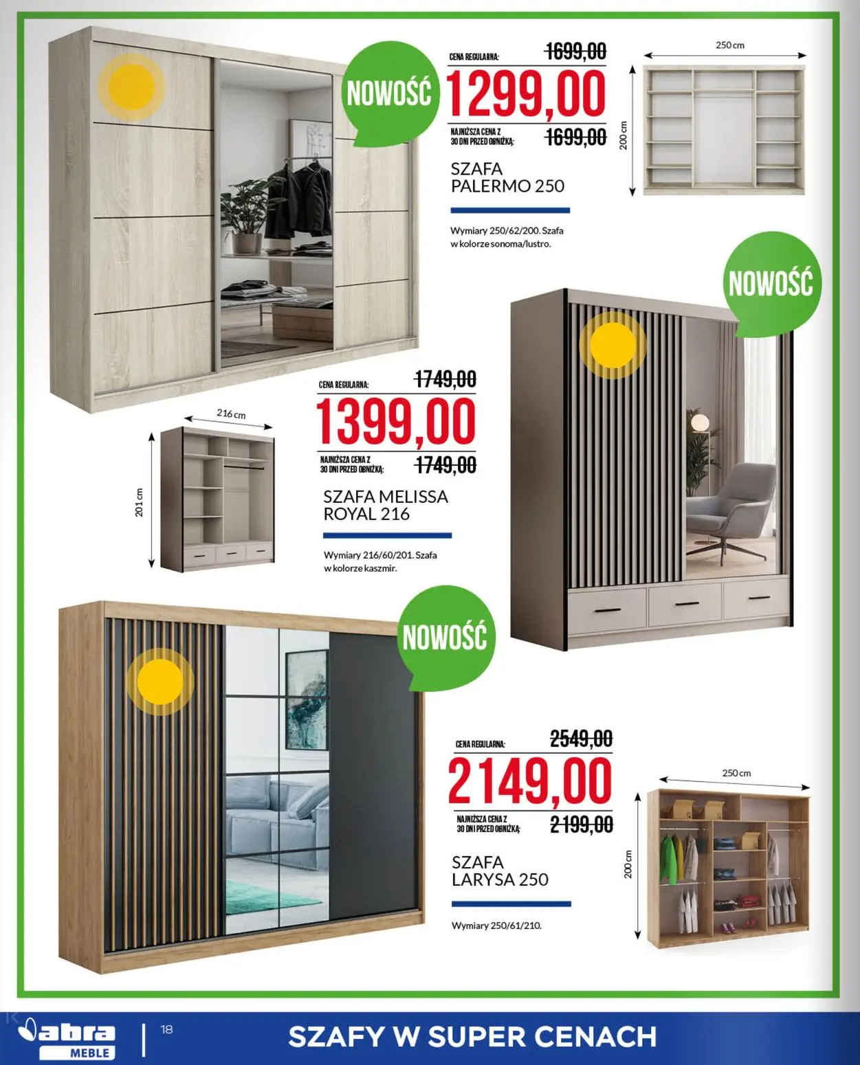 gazetka promocyjna abra meble Niepowtarzalna oferta - Strona 18