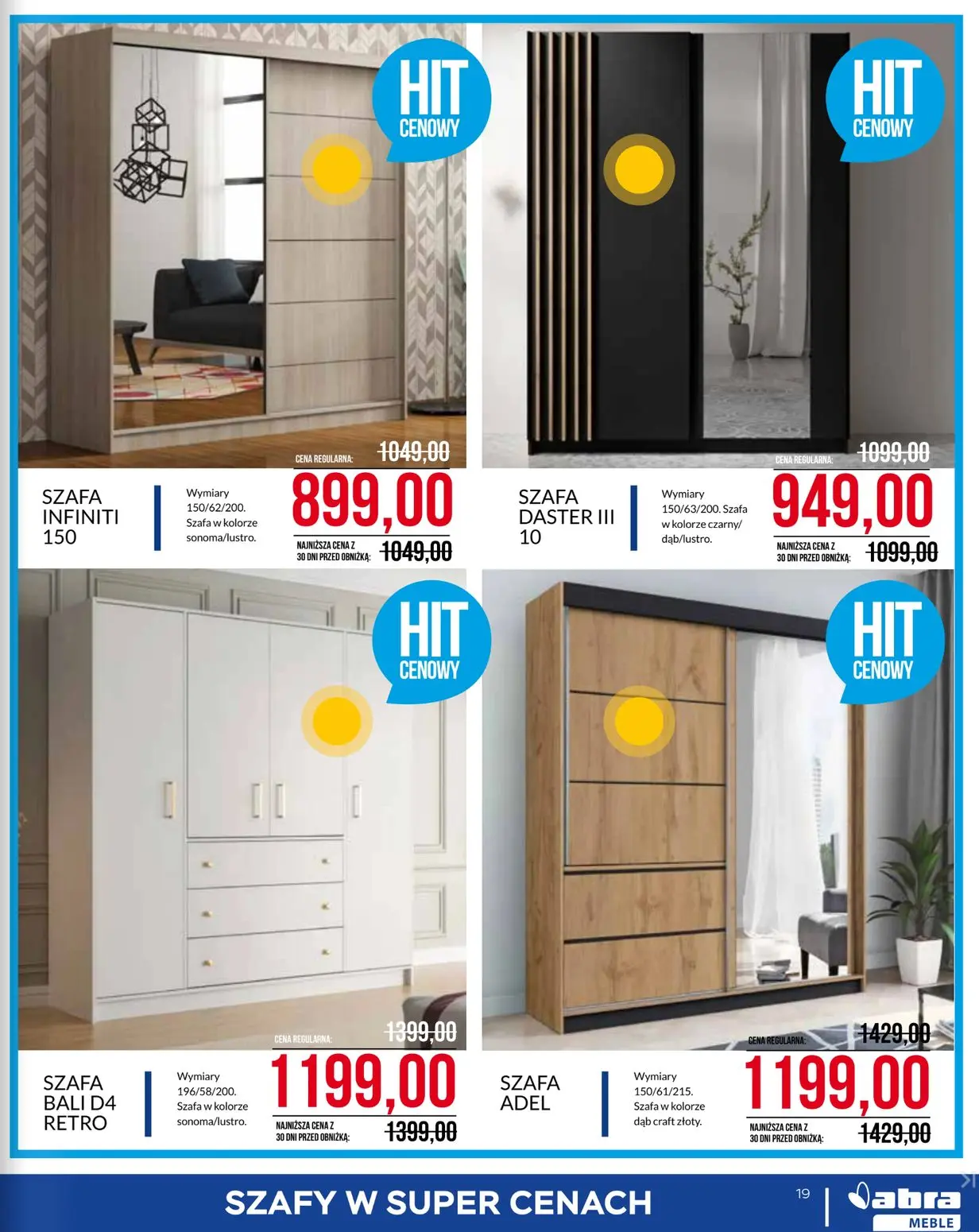 gazetka promocyjna abra meble Niepowtarzalna oferta - Strona 19