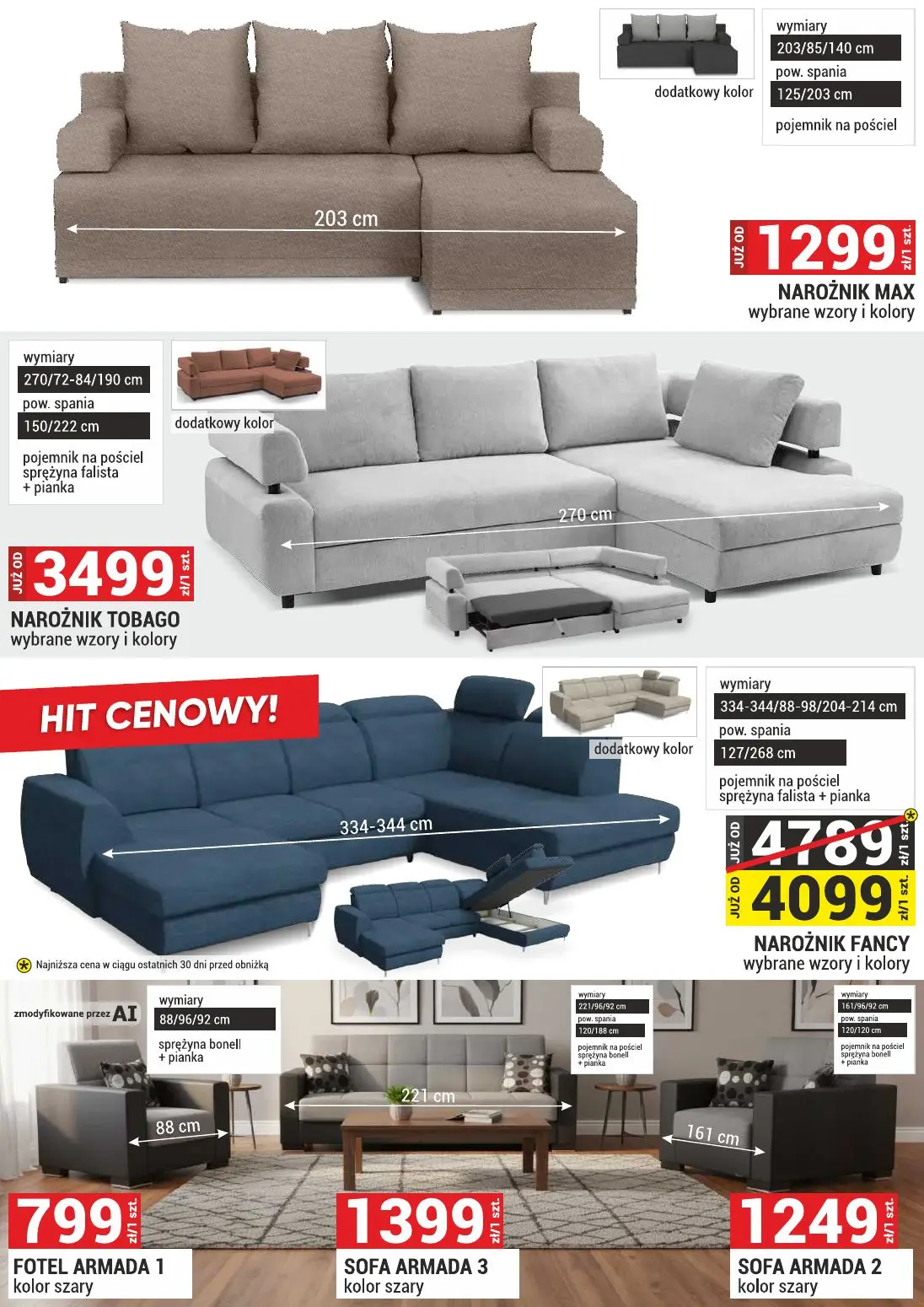 gazetka promocyjna Merkury Market Gazetka meblowa - Strona 21
