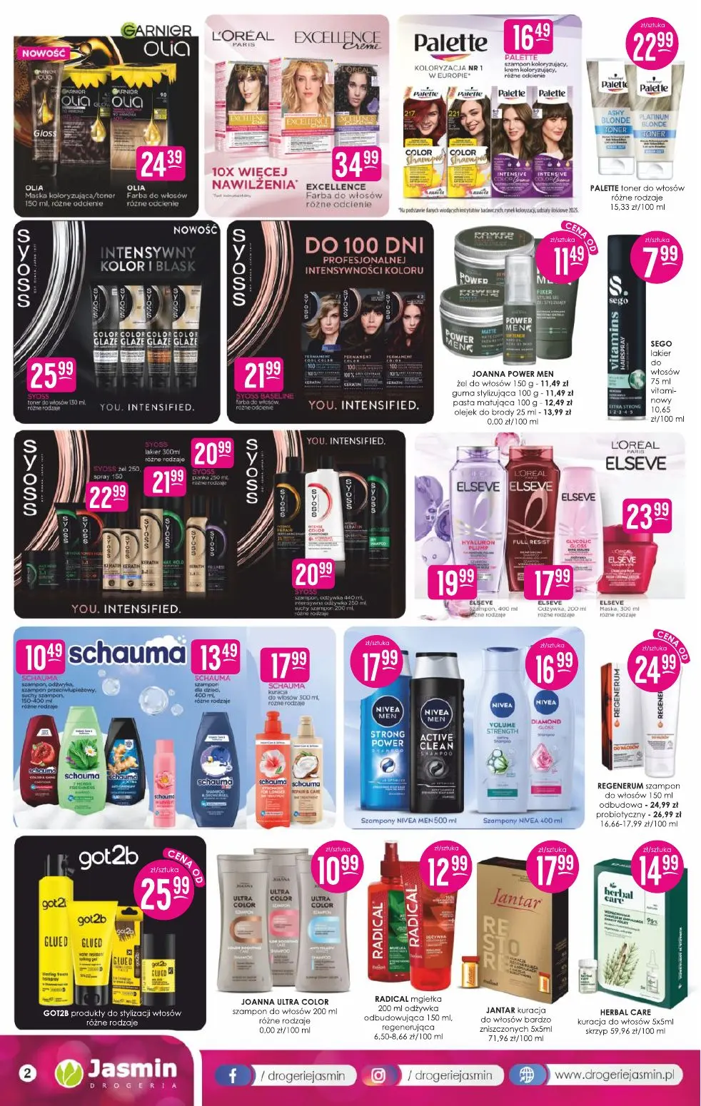gazetka promocyjna DROGERIE JASMIN  - Strona 2