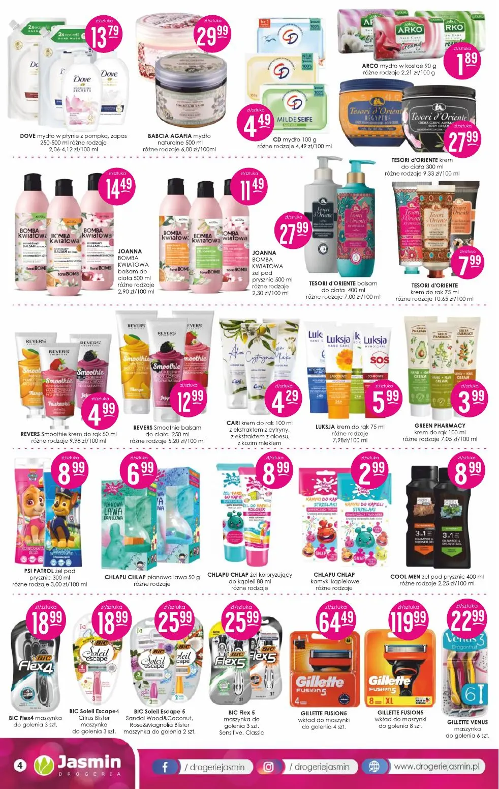 gazetka promocyjna DROGERIE JASMIN  - Strona 4