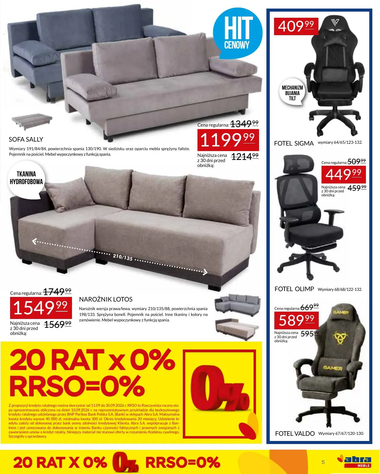 gazetka promocyjna abra meble  - Strona 5