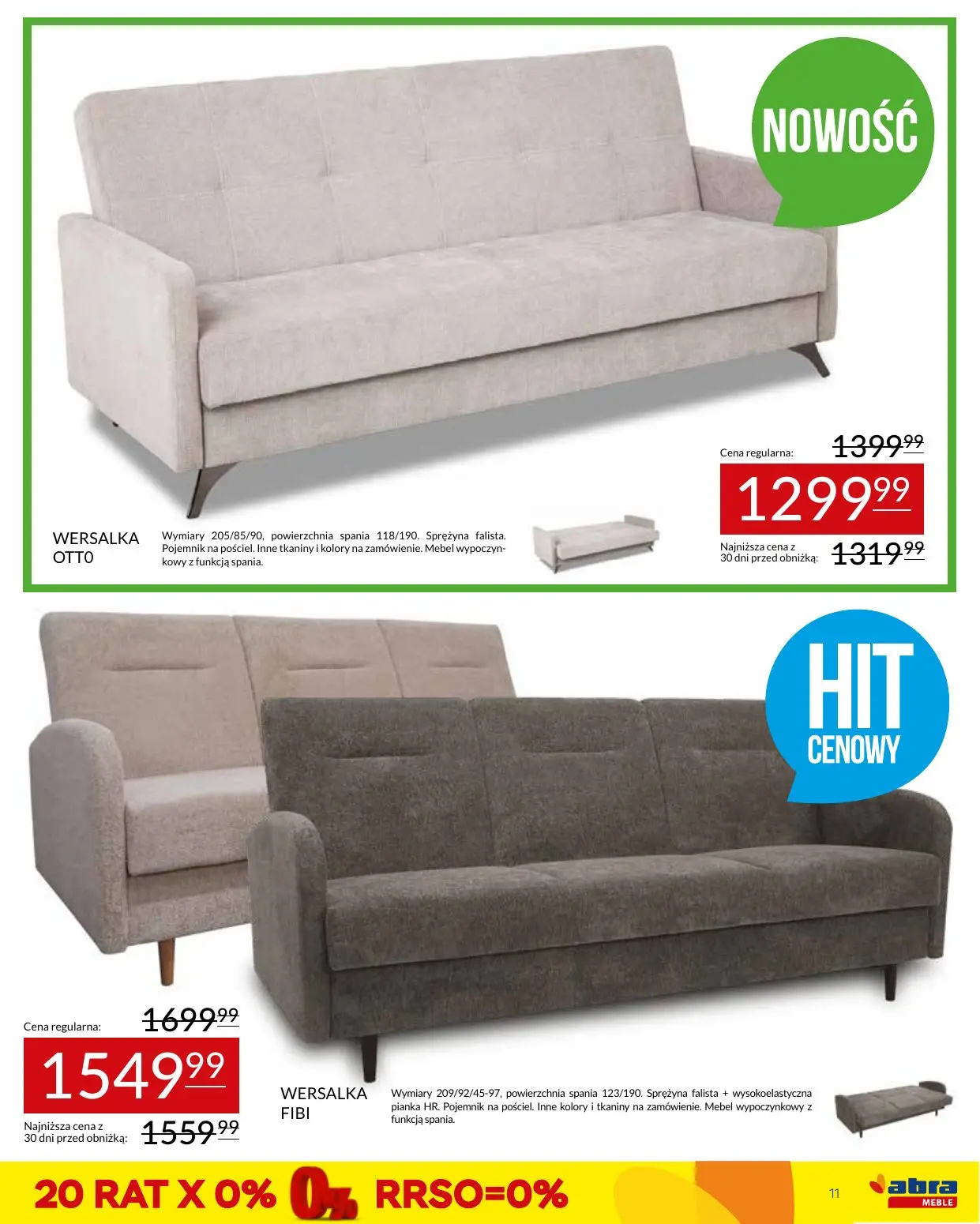 gazetka promocyjna abra meble  - Strona 11