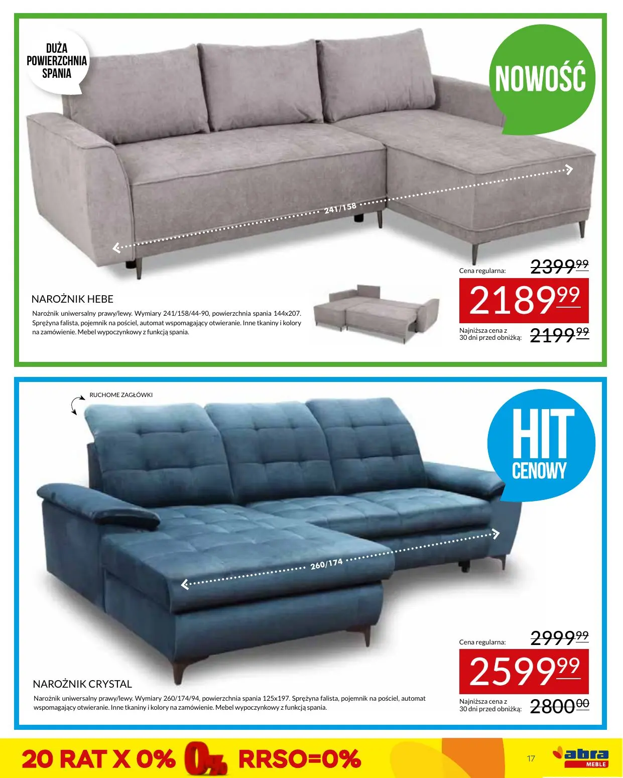 gazetka promocyjna abra meble  - Strona 17