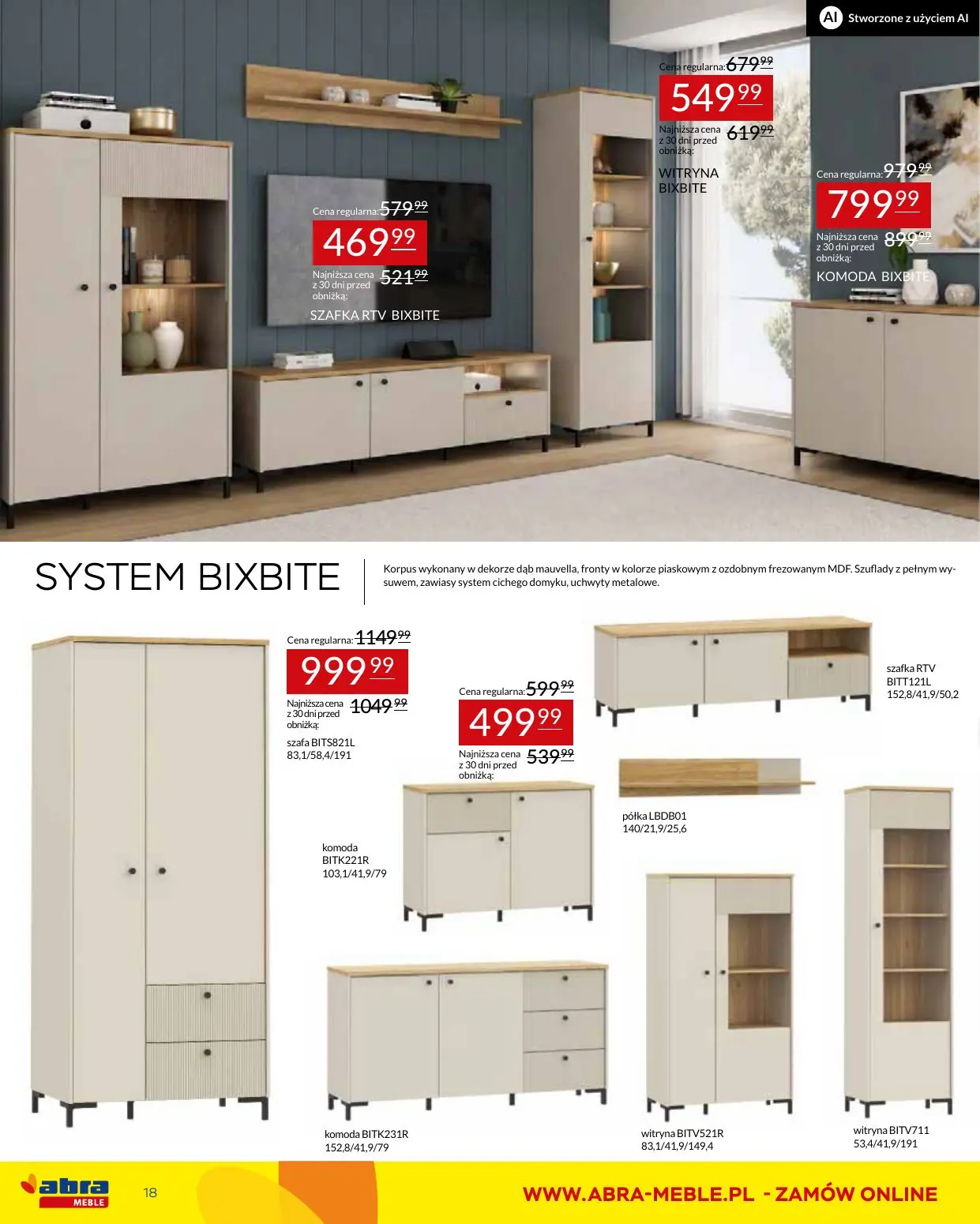 gazetka promocyjna abra meble  - Strona 18