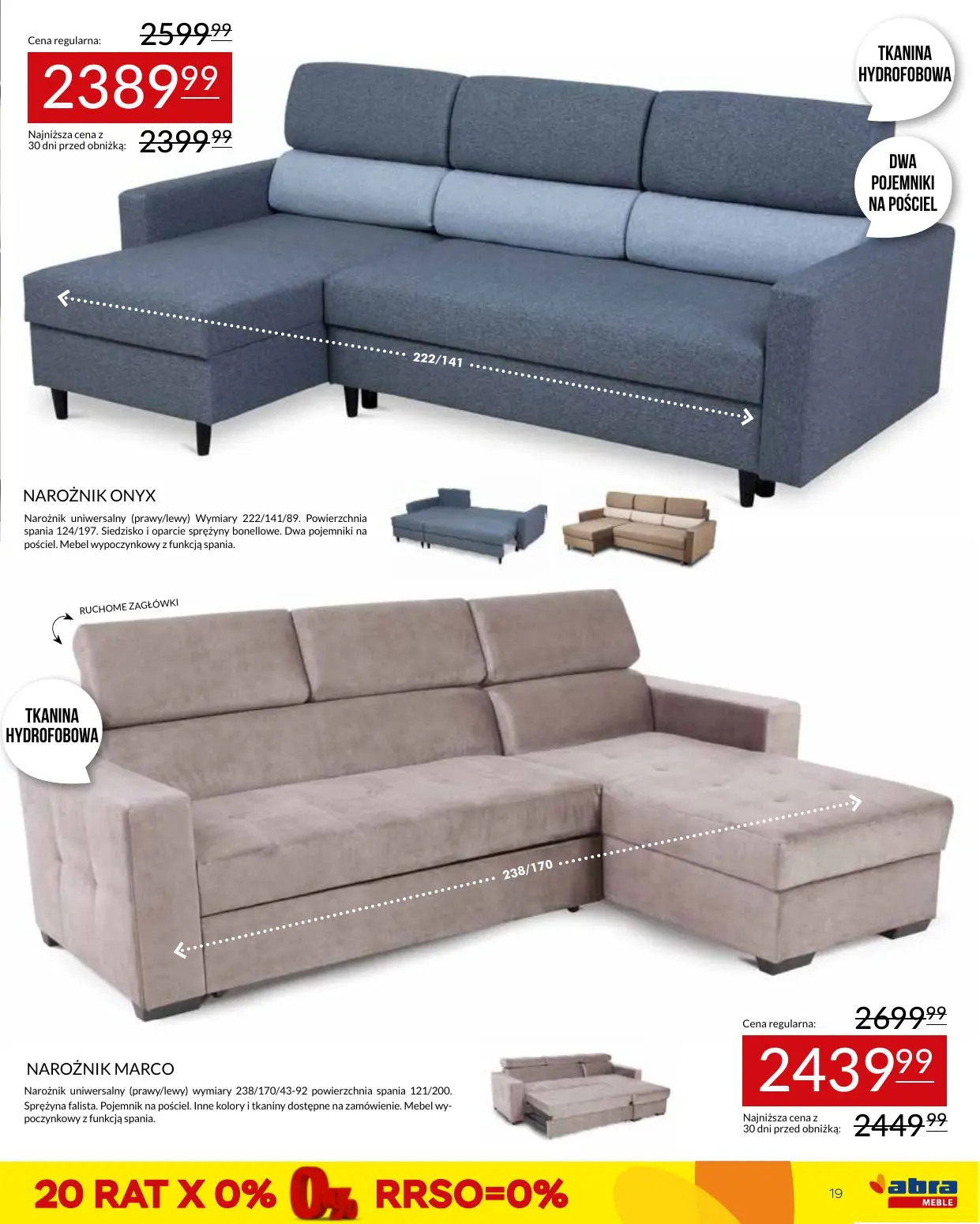 gazetka promocyjna abra meble  - Strona 19