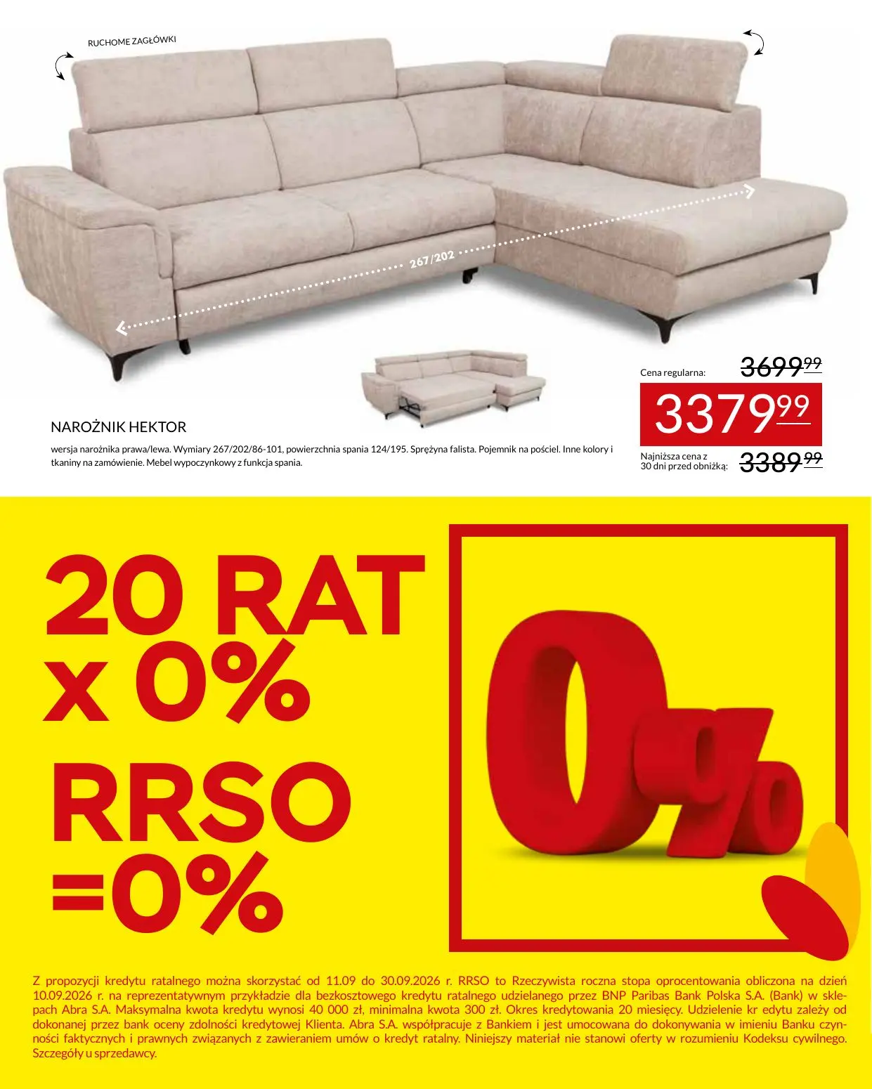 gazetka promocyjna abra meble  - Strona 20