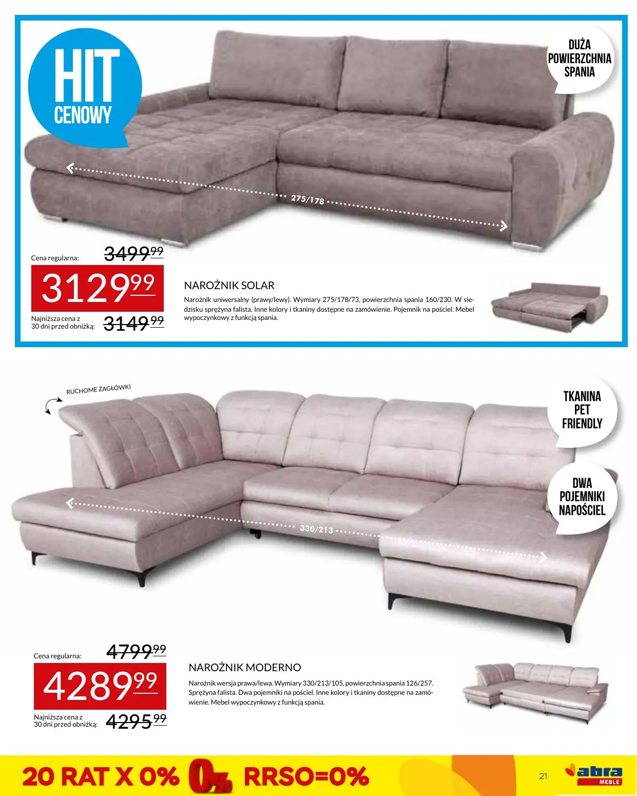 gazetka promocyjna abra meble  - Strona 21