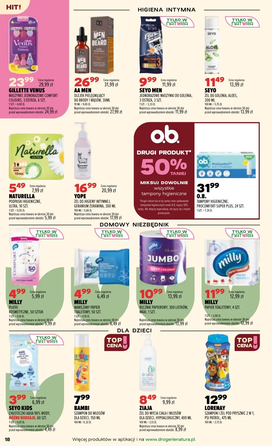 gazetka promocyjna Natura Celebruj z nami urodziny - Strona 18