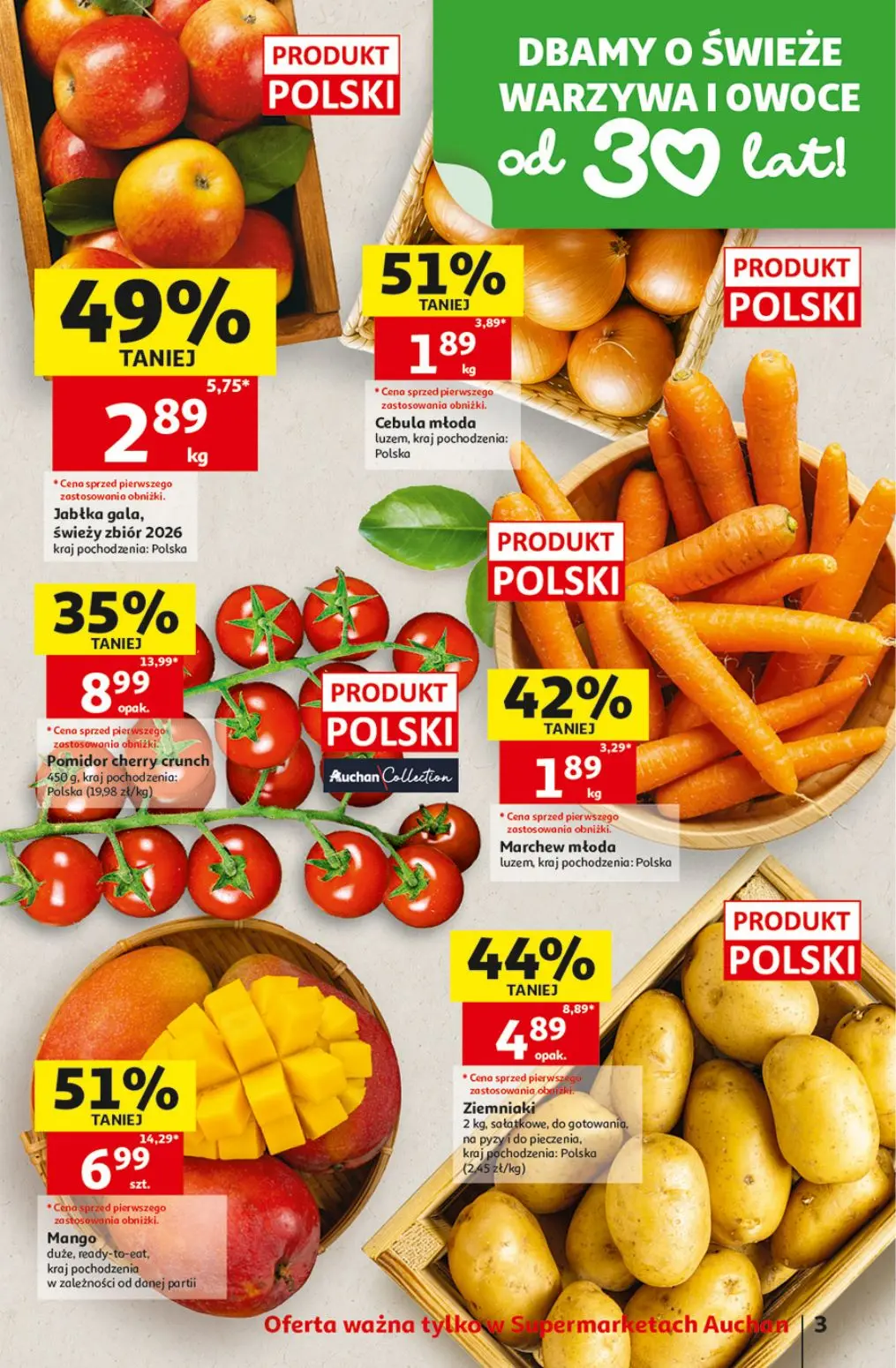 gazetka promocyjna Auchan Supermarket Orły oszczędzania - Strona 3