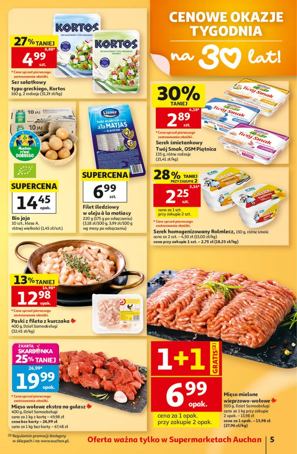 gazetka promocyjna Auchan Supermarket Orły oszczędzania - Strona 5