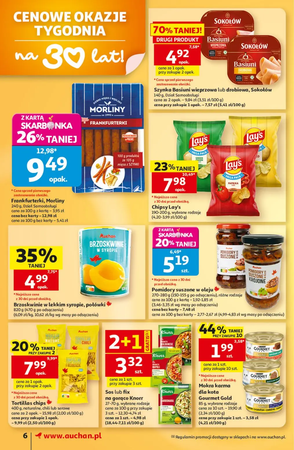 gazetka promocyjna Auchan Supermarket Orły oszczędzania - Strona 6