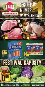 Gazetka promocyjna Jan, ważna od 2026-09-24 do 2026-09-30.